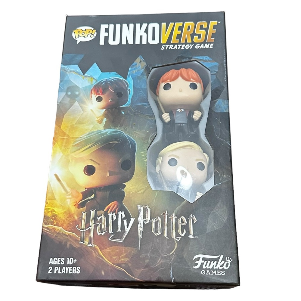 POP! FUNKO VERSE STRATEGY GAME HARRY POTTER WITH DRACO MALFOY AND RON WEASLEY